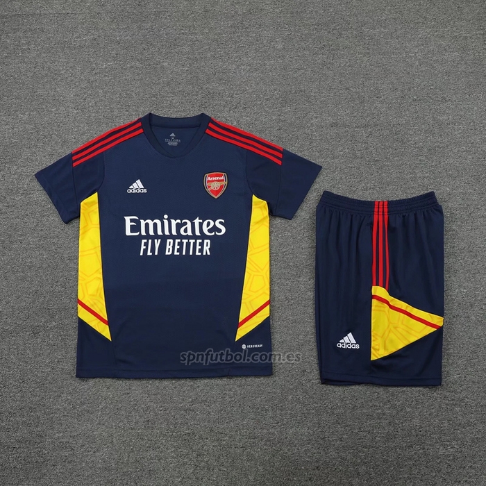 Chandal del Arsenal Manga Corta 2022-2023 Azul - Pantalon Corto